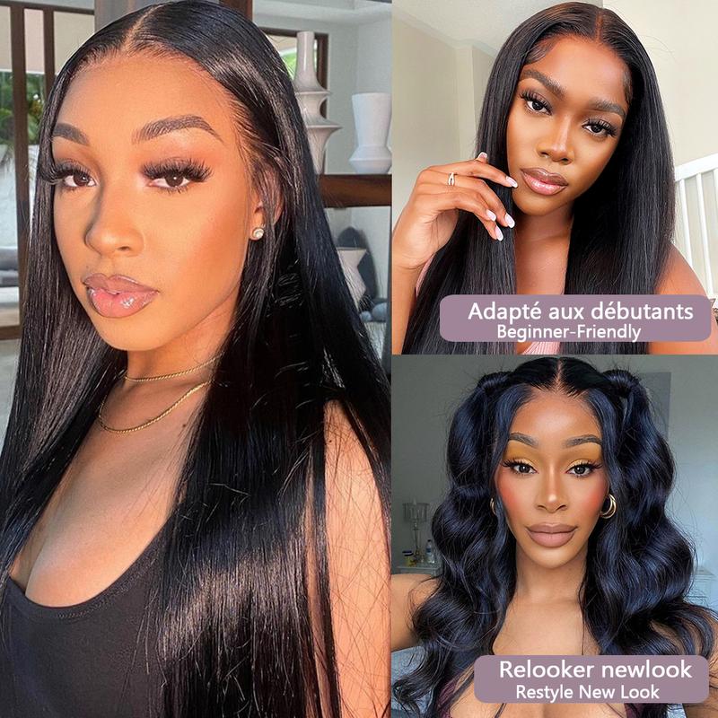 13X4 13x6 Straight Lace Front Wigs Straight Brazilian Human Hair Wigs 180% Density For Women Human Lace Wigs Bleached Knots Remy Hair Wig — vignette 7