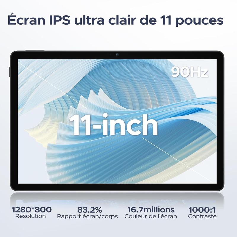 【2026】DOOGEE Anyreal U11 Tablette Clavier intégré ,Android 15, Tablette 11 Pouces, 16GB RAM+128GB ROM(2TB TF), Octa-Core Tablette Tactile, 8580mAh, Corps Métallique Ultra-Mince 7,9 mm, Caméra 13MP, Support Face ID/5G WiFi — vignette 3