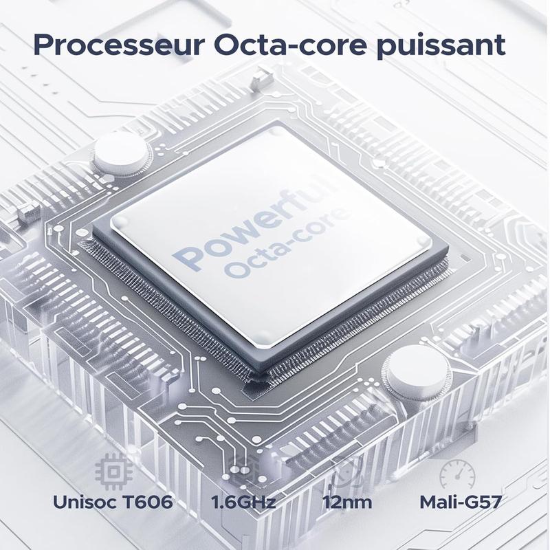 【2026】DOOGEE Anyreal U11 Tablette Clavier intégré ,Android 15, Tablette 11 Pouces, 16GB RAM+128GB ROM(2TB TF), Octa-Core Tablette Tactile, 8580mAh, Corps Métallique Ultra-Mince 7,9 mm, Caméra 13MP, Support Face ID/5G WiFi — vignette 5