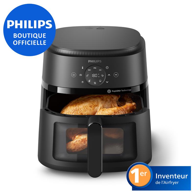Airfryer Philips Série 2000 - Friteuse sans huile Noir 6.2L (NA230/00)