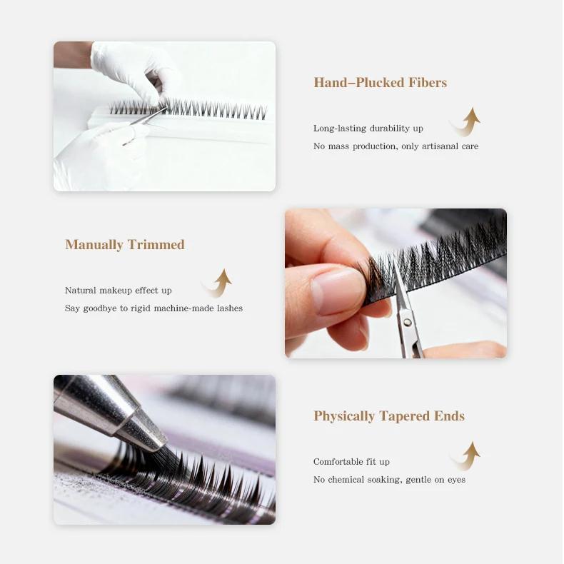 AiryBare faux cils magnétiques doux, boîte tout-en-un, réutilisables, sans colle, résistants à l’eau, légers, look naturel, 1 ensemble (4 pièces) – cosmétique, maquillage — vignette 9
