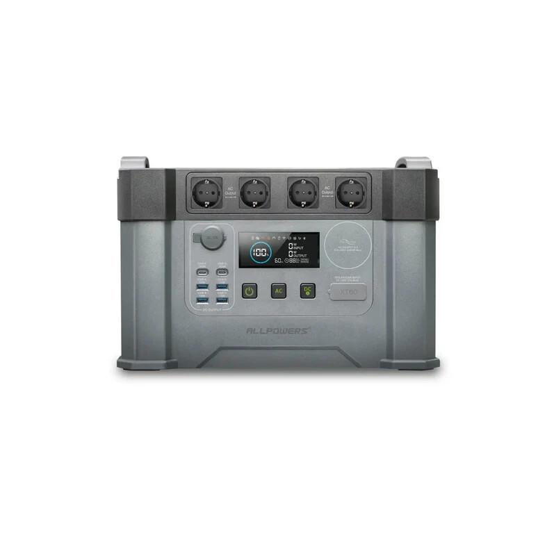 ALLPOWERS station d’énergie portable S2000 Pro, 2400 W, capacité de batterie de 1451 Wh, charge rapide en 1,5 heure, convient pour le camping en plein air, les situations d’urgence à domicile, la vie avec une voiture de camping et la vie hors réseau. — vignette 2