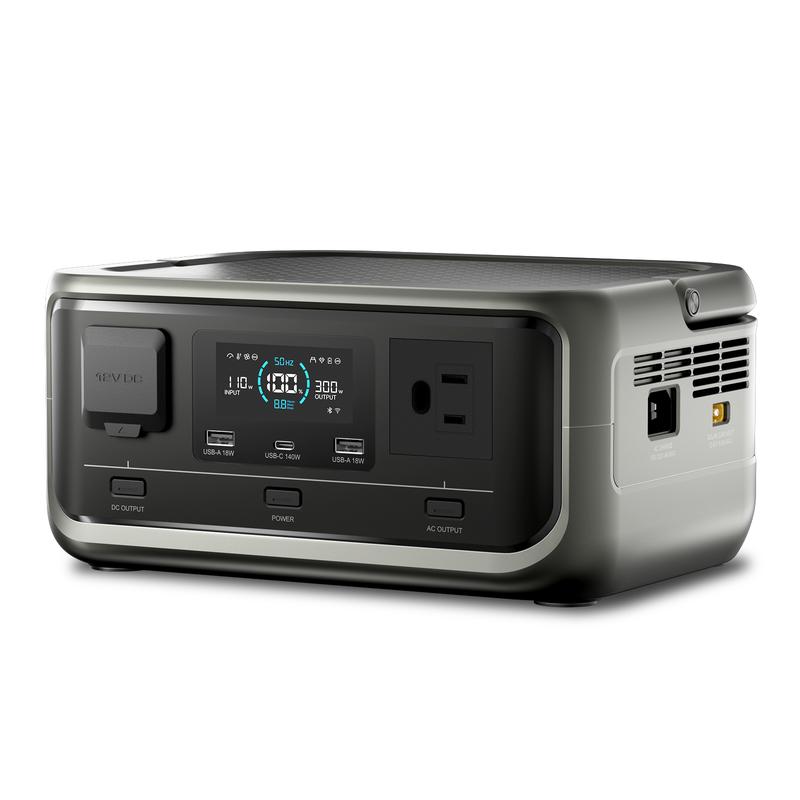 ALLPOWERS station d’énergie portable VOLIX P300, 256 Wh, sortie CA 300 W, batterie LiFePO4, charge rapide en 1 heure, adaptée au camping, à la vie en camping car et comme alimentation de secours pour la maison. — vignette 9