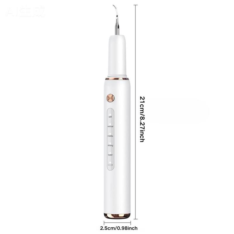 Appareil éliminateur de taches dentaires avec lumière, 5 modes réglables, têtes interchangeables, outil de nettoyage manuel, kit de soins dentaires pour la maison, modèles T4/T190, nettoyeur dentaire, kit de blanchiment des dents — vignette 2