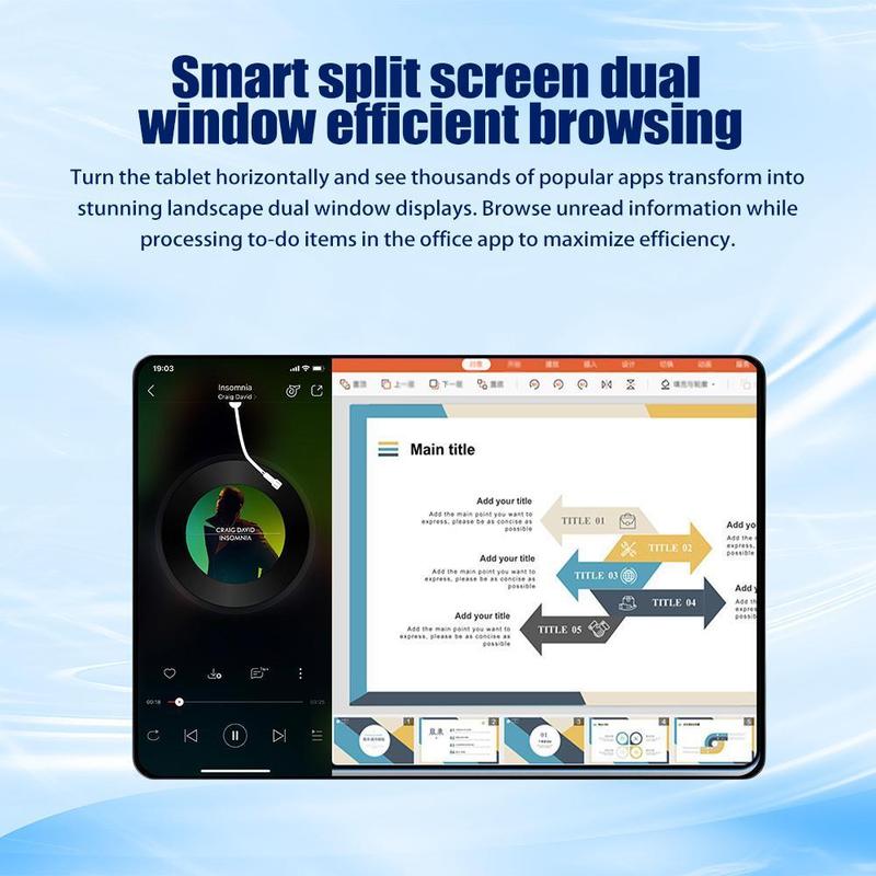 【Back to school】Kit Complet Tablet Android 10,1 Pouces - Clavier + Coque + Stylet Inclus - Appareil Photo Double 13MP et Batterie Longue Durée — vignette 2