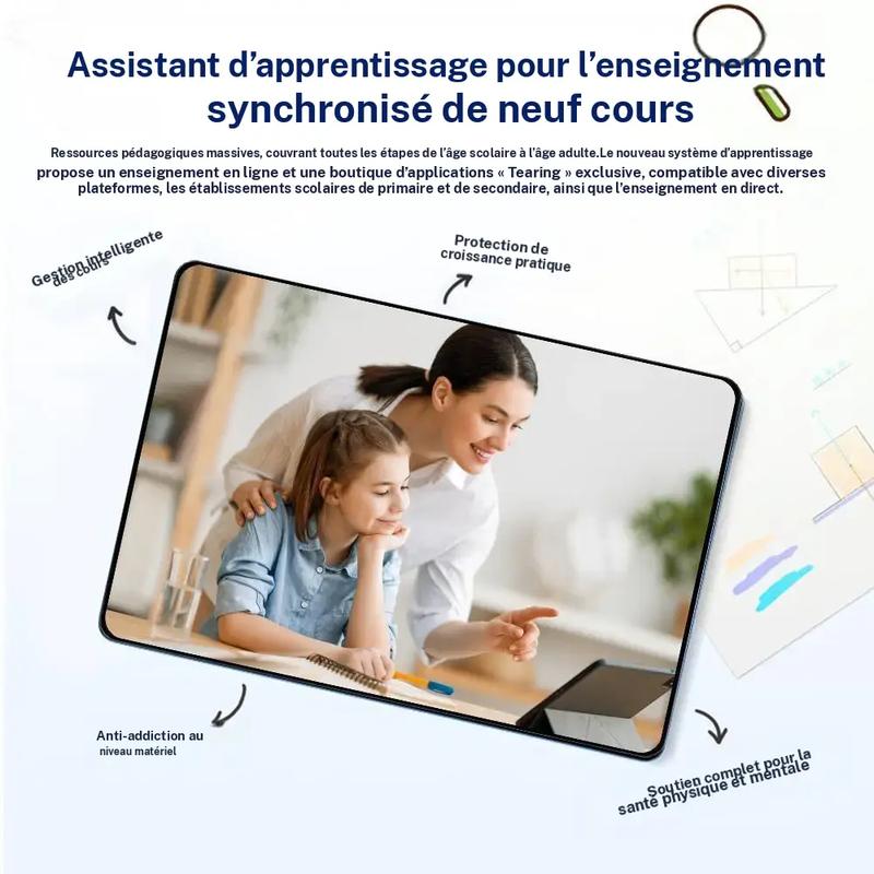 【Back to school】Tablette Android de 10,1 inch avec clavier et coque de protection - ensemble complet puissant avec appareil photo de 13 MP - Inclut Stylet & batterie de 5000 mAh — vignette 8