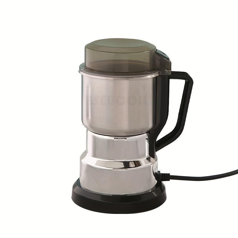 BSEUCOLL 220V European Standard 1pc, Stainless Steel Large Electric Mill, Household Grain Grinder, Dry Grinding Wall Breaking, Upgraded 4 Blades, One-button Start, Fine Powder — vignette 8