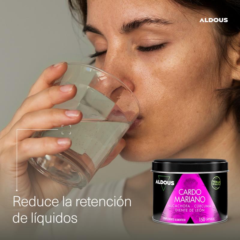 Cardo Mariano - 150 gélules - Détox hépatique, améliore la digestion - Aldous — vignette 7
