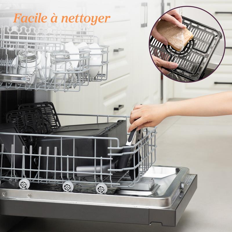 COSORI Air Fryer 10L Twinfry, Friteuse sans Huile Double Résistance, Airfryer à Dual Zone Avec Séparateur Amovible, 5-en-1, Grande Capacité, Cuisson optimale, 40℃-240℃, Contrôle Smart via App — vignette 7