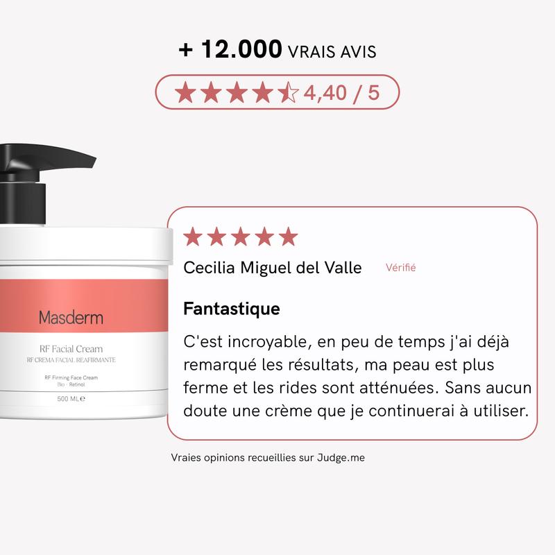 Crème visage RF Masderm – Crème visage raffermissante RF pour un visage plus ferme et défini — vignette 5