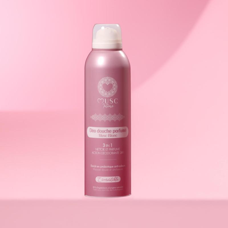 Déo douche parfumé au Musc Blanc - l'Irrésistible