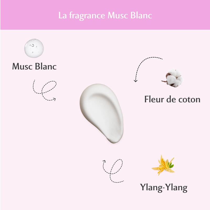 Déo douche parfumé au Musc Blanc - l'Irrésistible — vignette 5