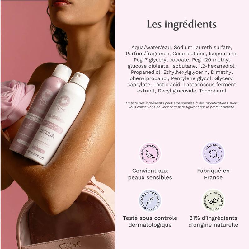 Déo douche parfumé au Musc Blanc - l'Irrésistible — vignette 7
