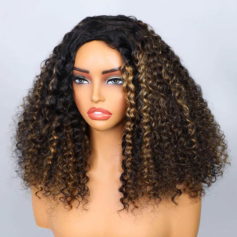 【densité de 250 %】ISEE WEAR GO DEMI-PERRUQUE Mèches ondulées Demi-perruque InvisiFit Strap Flip Over Wig Perruque en cheveux humains avec cordon de serrage et mèches sans coutures#backtoschool — vignette 7