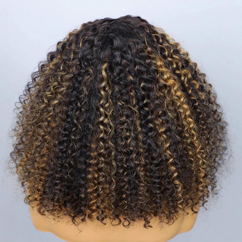【densité de 250 %】ISEE WEAR GO DEMI-PERRUQUE Mèches ondulées Demi-perruque InvisiFit Strap Flip Over Wig Perruque en cheveux humains avec cordon de serrage et mèches sans coutures#backtoschool — vignette 8