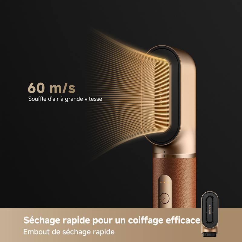 Dreame AirStyle Pro, Appareil de coiffure multifonction 7 en 1, Compact & Léger, séchage rapide, 2 cylindres de bouclage, cheveux volumineux, brosse lissante, réduction des frisottis, coiffage par flux d'air, Travel Sèche‑cheveux, 2026 Nouvelle Version — vignette 6
