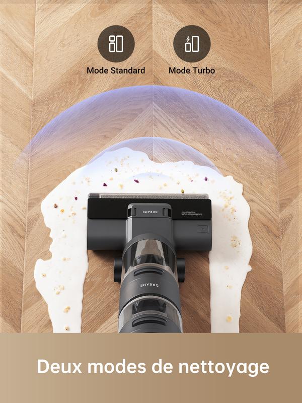 Dreame H11 Core aspirateur sec et humide, brosse de nettoyage des bords, auto-nettoyante, affichage LED, sans fil, pour sols durs, bois — vignette 2