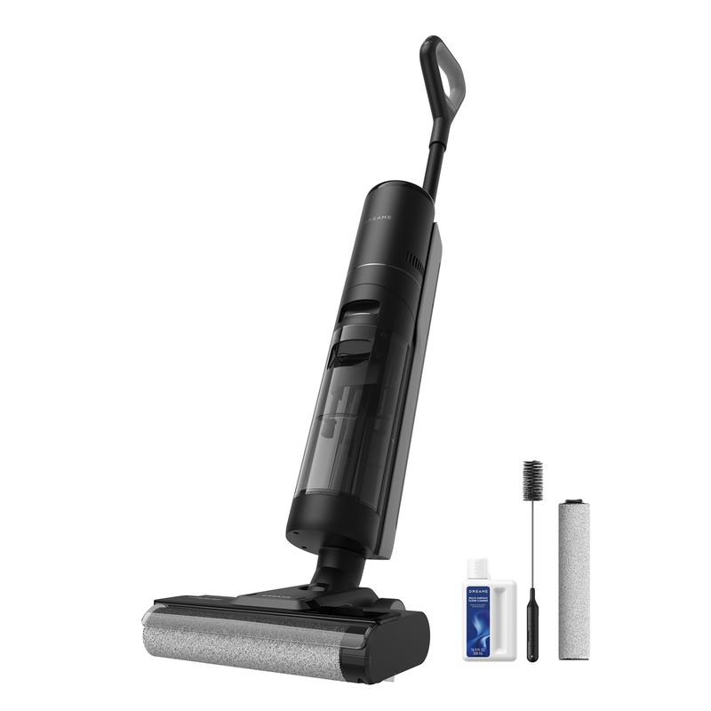 Dreame H12s aspirateur humide et sec , nettoyage Intelligent des sols, aspirateur et essuie glace sans fil pour sols durs, nettoyage des bords avec détection de saleté