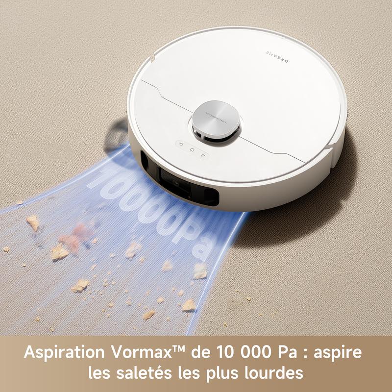 DREAME L10s Ultra Gen 2 Robot Aspirateur Laveur 10 000 Pa, Technologie MopExtend RoboSwing, Base Entièrement Automatique, Mode Animaux, 32 réglages de niveau d'eau, Système de lavage des sols DuoScrub, TikTokShopBlackFriday — vignette 2
