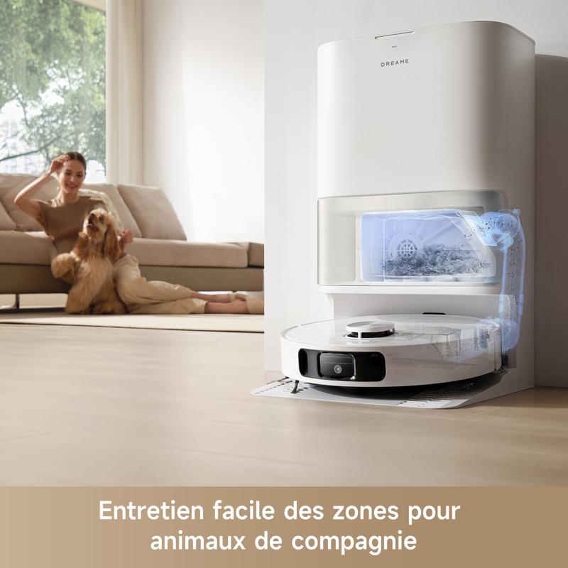 DREAME L10s Ultra Gen 2 Robot Aspirateur Laveur 10 000 Pa, Technologie MopExtend RoboSwing, Base Entièrement Automatique, Mode Animaux, 32 réglages de niveau d'eau, Système de lavage des sols DuoScrub, TikTokShopBlackFriday — vignette 8