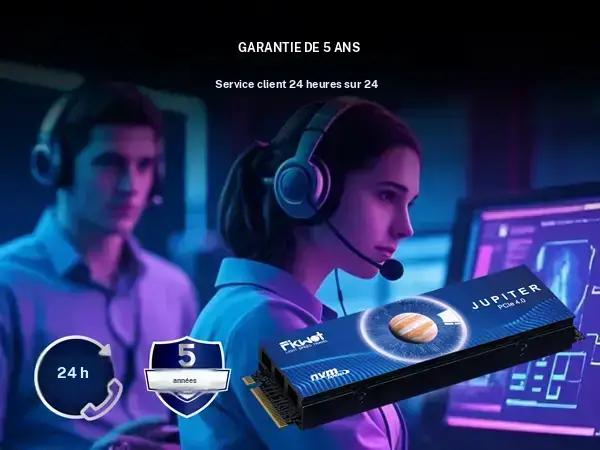 FIKWOT FX991 / FX910 (avec dissipateur de chaleur) SSD M.2 NVMe M2 2280 PCIe Gen 4x4, lecture jusqu’à 7300 Mo/s, unité à état solide interne pour PS5 ordinateur portable bureau 3D NAND — vignette 9