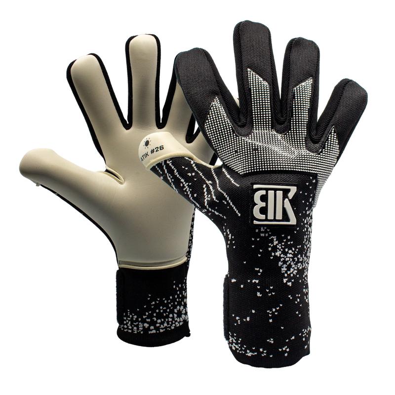 Gants de gardien ATIK #26 Black 6 à 11 - Mousse Contact BKeeper Équipement De Football Accessoires De Football