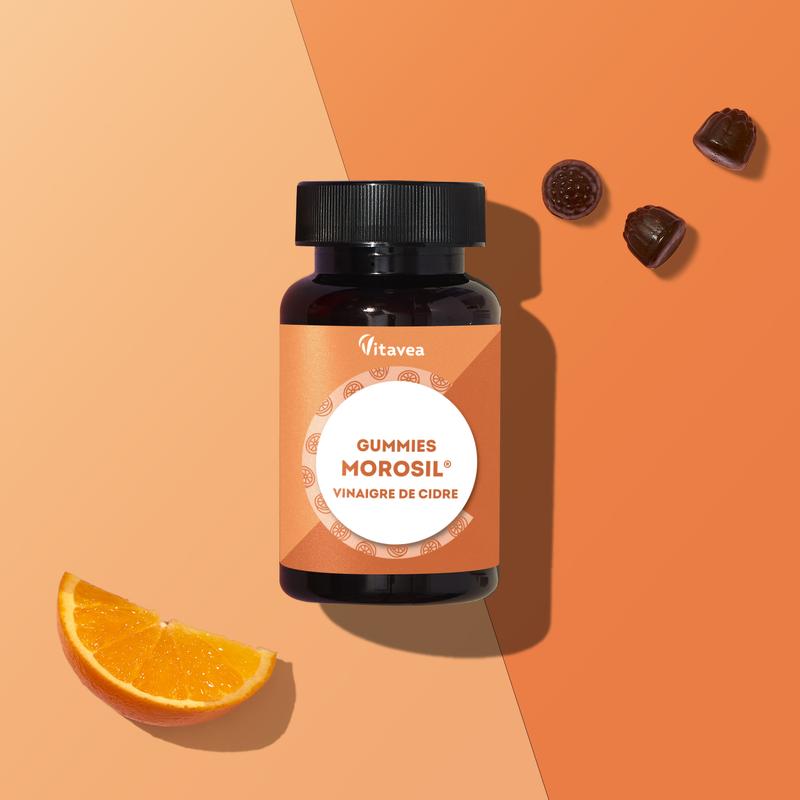 Gummies Morosil 400 mg & Vinaigre de Cidre – Antioxydant & Vitamine C - Silhouette & Bien-être - Actif breveté, Fabriqué en France - 60 Gummies – Vitavea — vignette 3
