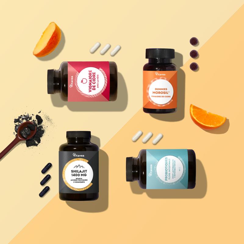 Gummies Morosil 400 mg & Vinaigre de Cidre – Antioxydant & Vitamine C - Silhouette & Bien-être - Actif breveté, Fabriqué en France - 60 Gummies – Vitavea — vignette 4