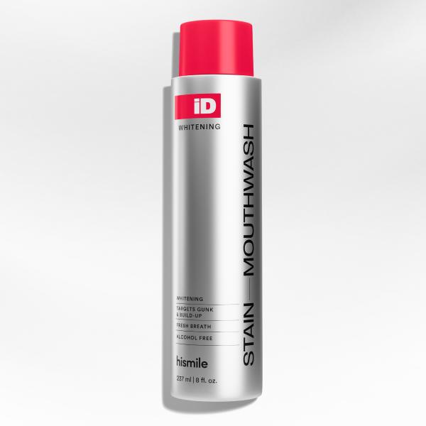 Hismile iD - bain de bouche pour le blanchiment des dents et la respiration fraîche, avec huiles essentielles, 237 ml