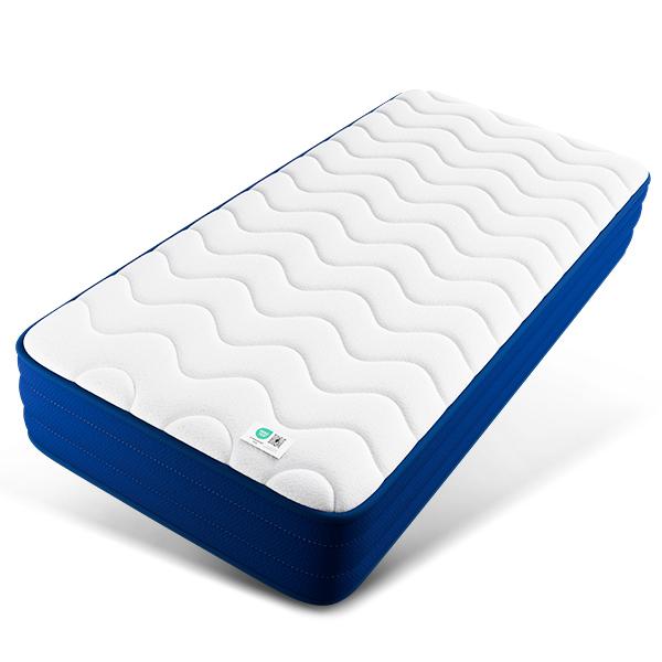 HOMAVO Série Océan Profond｜Matelas à ressorts ensachés ergonomique 7 zones – 22 cm de hauteur, soutien confortable
