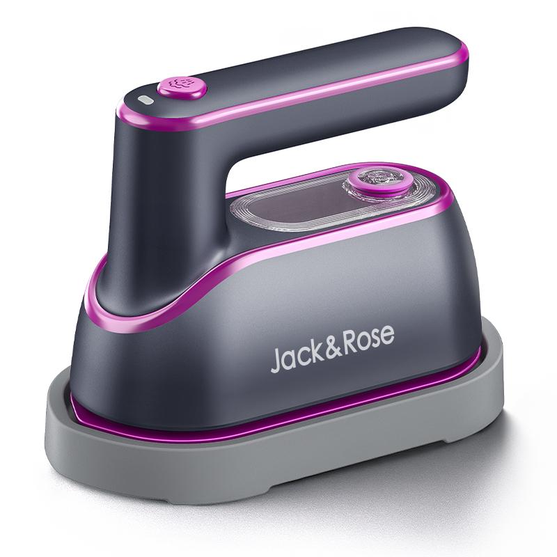 Jack & Rose fer à vapeur et vapeur vertical 2 en 1, chauffe rapide 1200W, réservoir de 150ml, dissolvant de rides pour vêtements Portable pour la maison, les voyages et le bureau, grande semelle, Design léger Rentrée scolaire