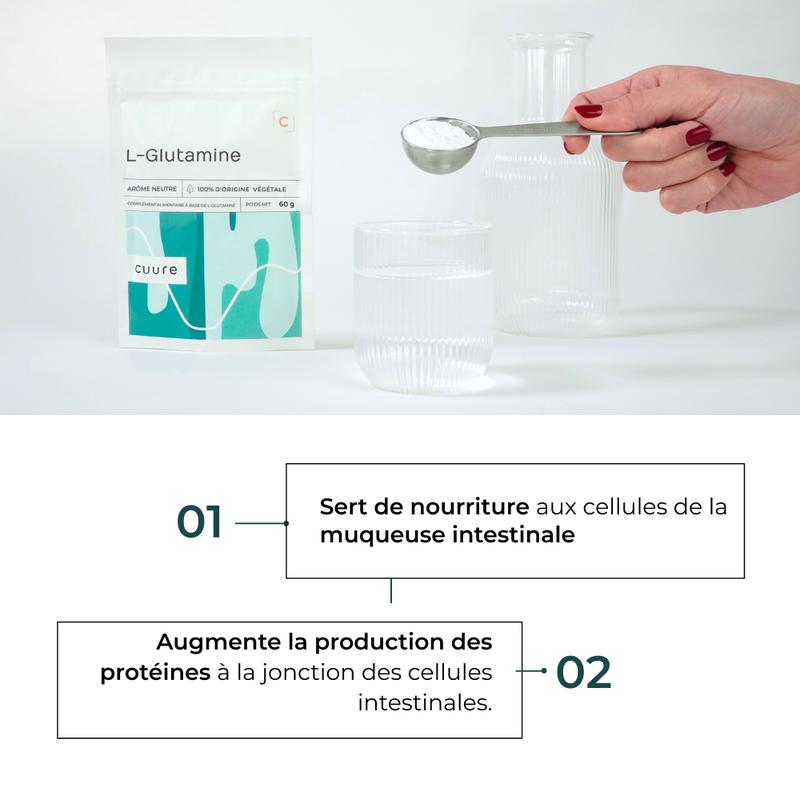 L-Glutamine - 60g - Métabolisme & digestion optimale — vignette 2
