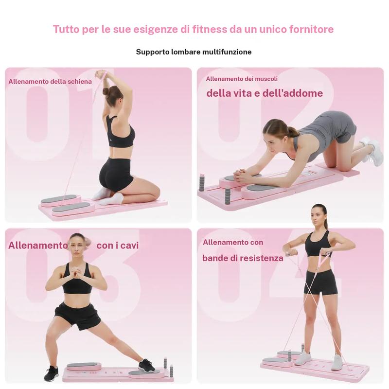 La planche abdominale Pilates multifonction KeHot est un appareil d'entraînement abdominal pour la maison avec résistance réglable et minuteur.Sans danger et confortable, avec une capacité de poids maximale de 300 livres.Le produit comprend des genouillèr — vignette 2