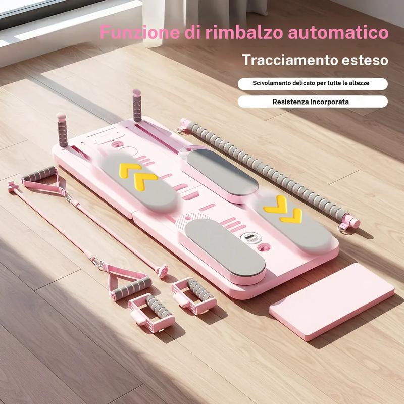 La planche abdominale Pilates multifonction KeHot est un appareil d'entraînement abdominal pour la maison avec résistance réglable et minuteur.Sans danger et confortable, avec une capacité de poids maximale de 300 livres.Le produit comprend des genouillèr — vignette 4