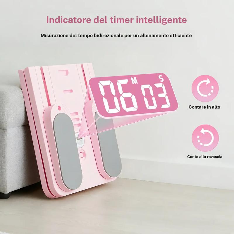La planche abdominale Pilates multifonction KeHot est un appareil d'entraînement abdominal pour la maison avec résistance réglable et minuteur.Sans danger et confortable, avec une capacité de poids maximale de 300 livres.Le produit comprend des genouillèr — vignette 7