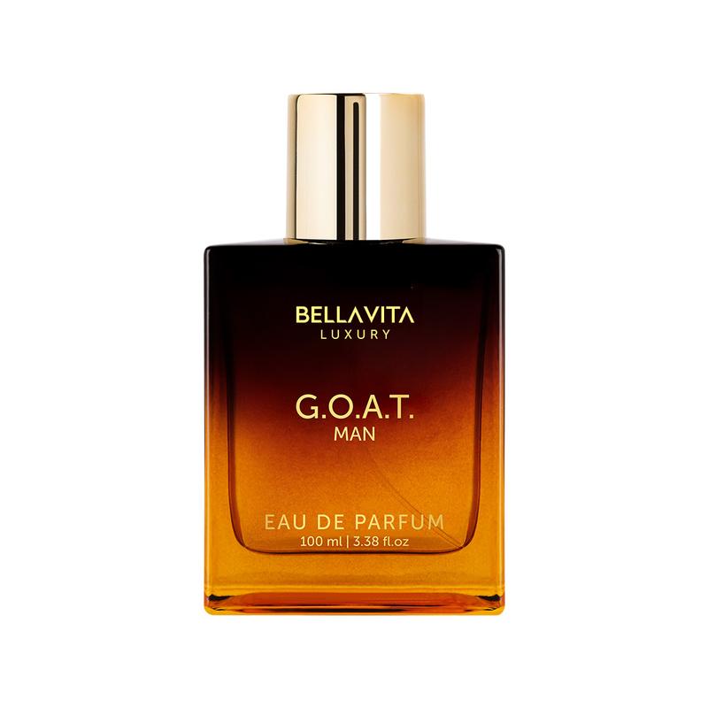 Le G.O.A.T. de BellaVita Luxury Homme | Eau de Parfum (EDP) | Bergamote, Ambre et vétiver | Boisé et musqué | Longue tenue | Sans test sur les animaux