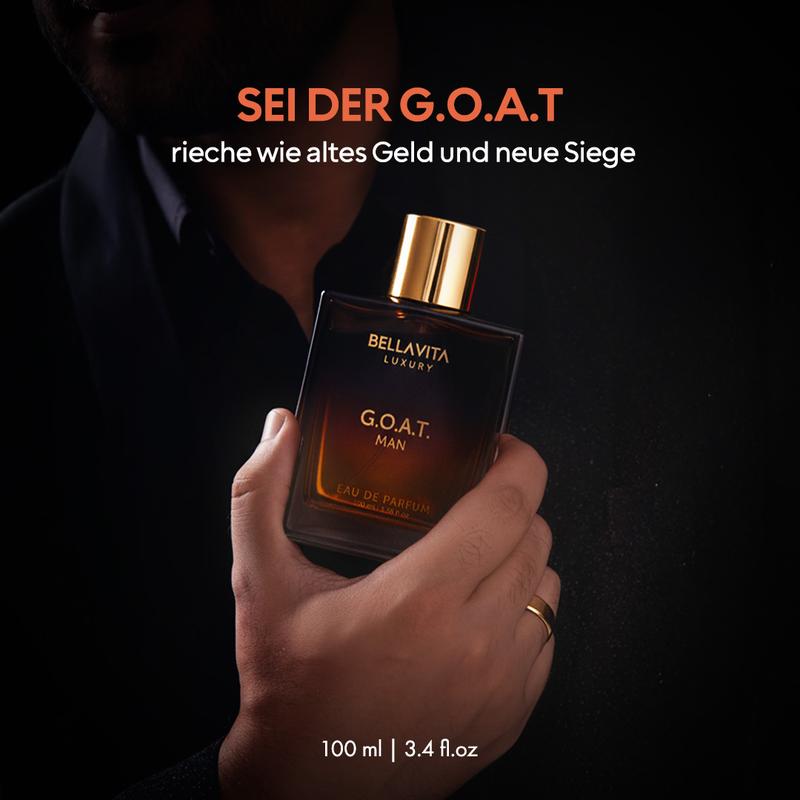 Le G.O.A.T. de BellaVita Luxury Homme | Eau de Parfum (EDP) | Bergamote, Ambre et vétiver | Boisé et musqué | Longue tenue | Sans test sur les animaux — vignette 3