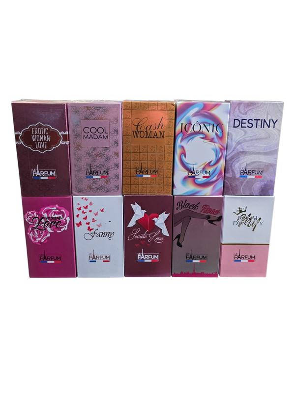 Le Parfum de France Lot de Parfums Femme 10 Pièces Variété de Fragrances Idéal pour Occasions Spéciales et Quotidiennes — vignette 2
