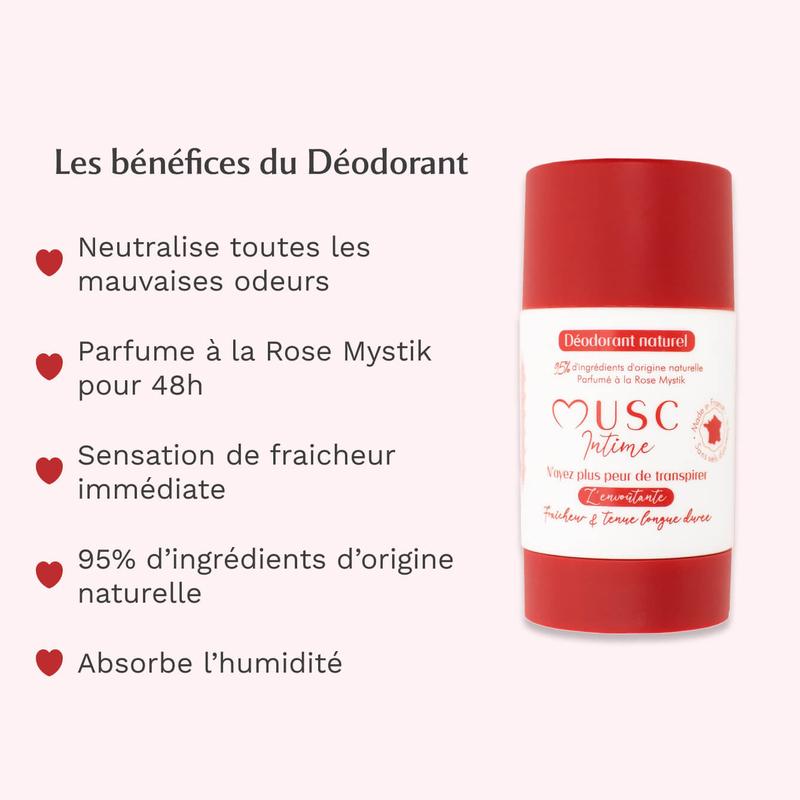 Lot de 2 Déodorants Rose Mystik - Musc Intime — vignette 3