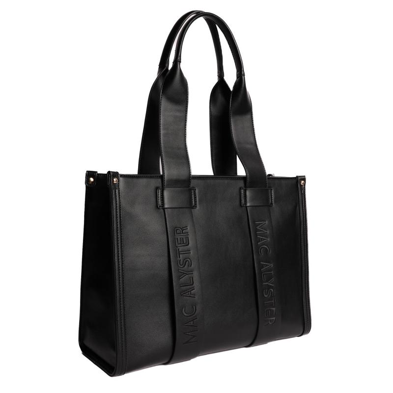 MAC ALYSTER Sac Cabas FORMAT A4 BASIC CLOVER en Cuir Synthétique XXL pour Femme - Business Multifunctional Bag avec Espace Organisé et Style Urbain — vignette 2