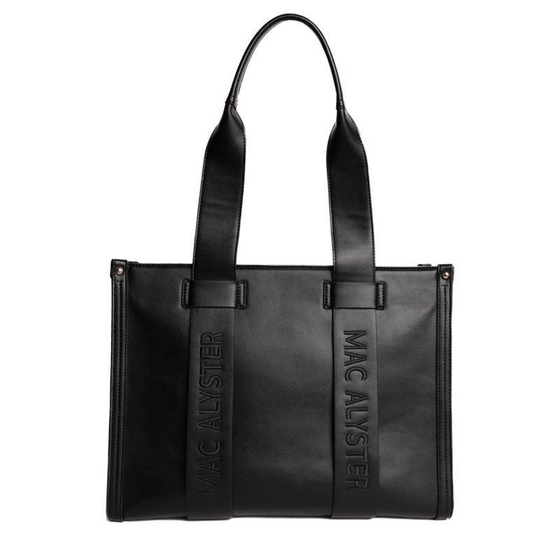 MAC ALYSTER Sac Cabas FORMAT A4 BASIC CLOVER en Cuir Synthétique XXL pour Femme - Business Multifunctional Bag avec Espace Organisé et Style Urbain — vignette 3