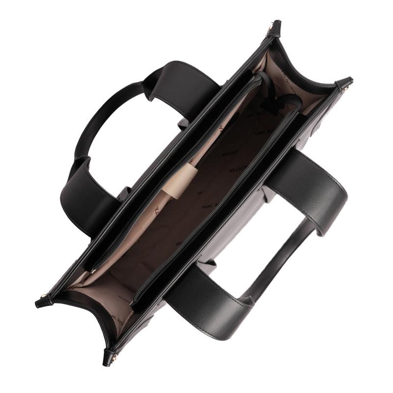 MAC ALYSTER Sac Cabas FORMAT A4 BASIC CLOVER en Cuir Synthétique XXL pour Femme - Business Multifunctional Bag avec Espace Organisé et Style Urbain — vignette 4