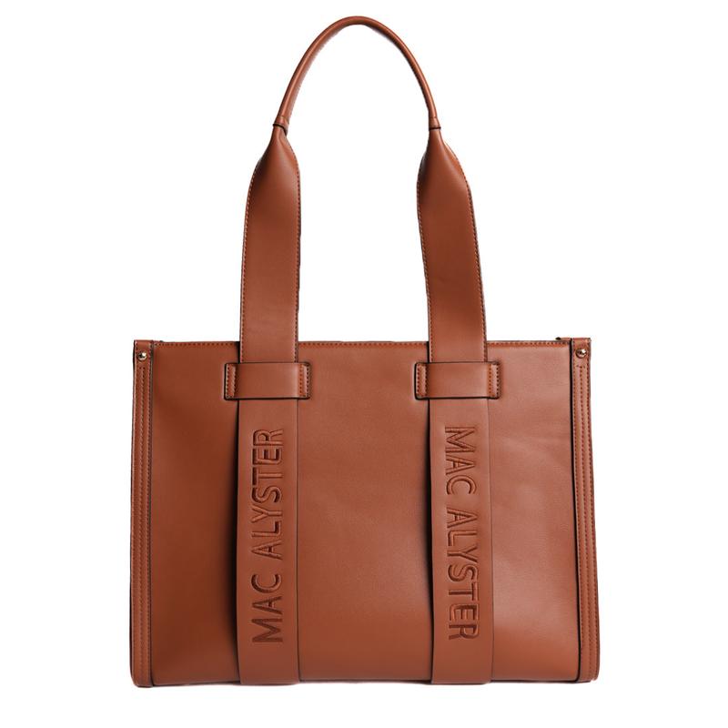 MAC ALYSTER Sac Cabas FORMAT A4 BASIC CLOVER en Cuir Synthétique XXL pour Femme - Business Multifunctional Bag avec Espace Organisé et Style Urbain — vignette 5