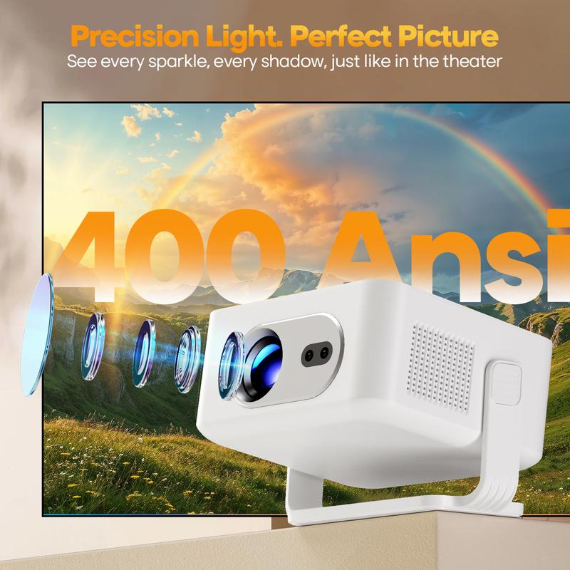 Magcubic Autofocus HY300MAX Projecteur 8K décodage HD 400ANSI Android 14 Allwinner H726 Rapport de projection 0,8 : 1 double WiFi6 BT5,4 clé de voûte automatique HDR/ HDR10+/ HLG haut parleur intégré Portable Mini home cinéma — vignette 5