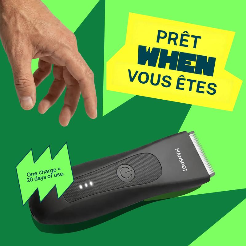 Manspot rasoir électrique 4 en 1, unisexe, pour le voyage et la maison, doux pour la peau sensible, pour le visage, les jambes et les zones délicates, étanche IPX7, Rechargeable rapidement par USB, batterie au Lithium — vignette 3