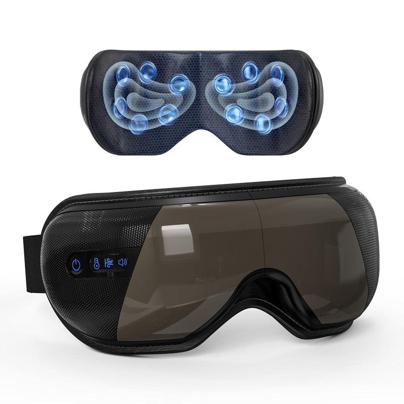 Masque Oculaire Massant avec Chaleur et Bluetooth,4 Modes de Massage,Design Pliable — vignette 2
