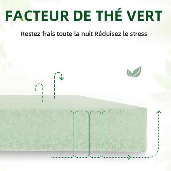 Matelas HOMAVO, matelas à ressorts ensachés, niveau de fermeté H3, fermeté moyenne, matelas 7 zones avec mousse confort premium, adapté aux enfants et aux adultes. — vignette 6