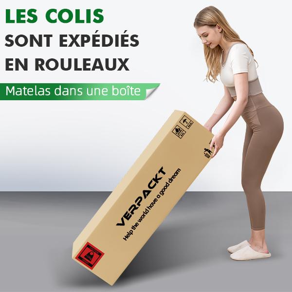 Matelas HOMAVO, matelas à ressorts ensachés, niveau de fermeté H3, fermeté moyenne, matelas 7 zones avec mousse confort premium, adapté aux enfants et aux adultes. — vignette 8