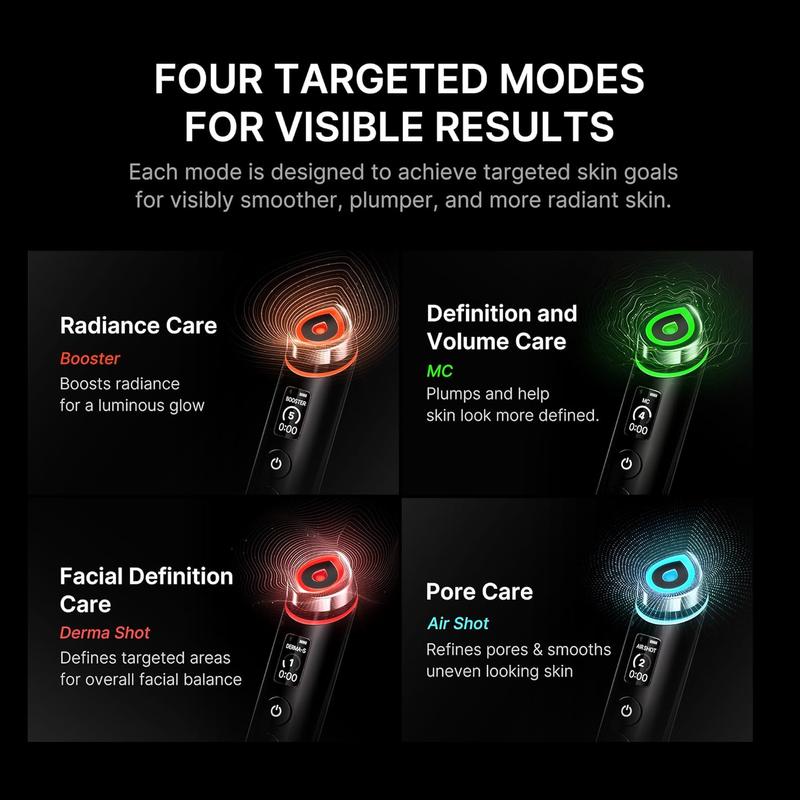 [medicube] AGE-R Booster Pro - Noir | Appareil viral de la beauté coréenne effet verre lumineux pour une peau éclatante et le confort du visage — vignette 2