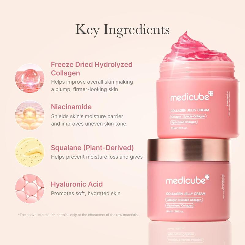 [medicube Officiel] Crème gelée au Collagène et à la Niacinamide (Collagène Hydrolysé + Niacinamide) | Booster d’Éclat Instantané | Soin Hydratant — vignette 4